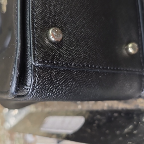 Kate Spade Black Leather Rae Medium Satchel With Crossbody Strap, NWOT - Picture 7 of 11